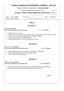 LOYOLA COLLEGE (AUTONOMOUS), CHENNAI – 600 034