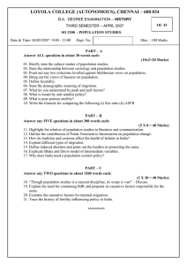 LOYOLA COLLEGE (AUTONOMOUS), CHENNAI – 600 034