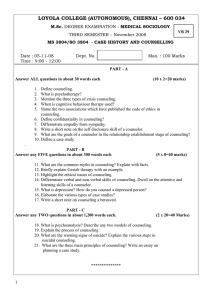 LOYOLA COLLEGE (AUTONOMOUS), CHENNAI – 600 034