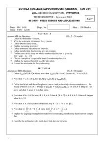 LOYOLA COLLEGE (AUTONOMOUS), CHENNAI – 600 034