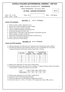 LOYOLA COLLEGE (AUTONOMOUS), CHENNAI – 600 034