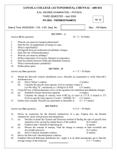 LOYOLA COLLEGE (AUTONOMOUS), CHENNAI – 600 034