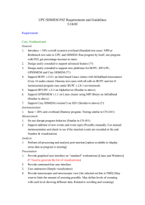 UPC/SHMEM PAT Requirements and Guidelines 5/10/05