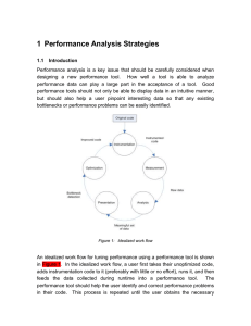 1  Performance Analysis Strategies