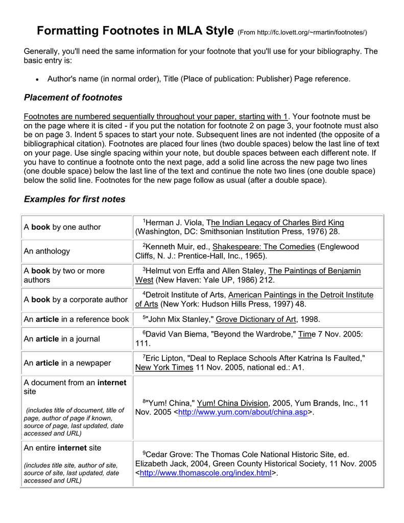 footnote endnote citation form