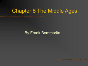 Chapter 8 The Middle Ages By Frank Bommarito