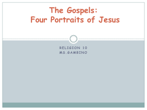 The Gospels: Four Portraits of Jesus