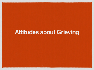 Attitudes about Grieving