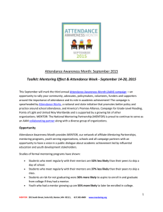 Attendance Awareness Month: September 2015