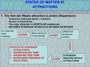 STATES OF MATTER #1 ATTRACTIONS