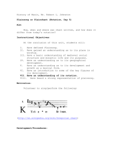 History of Music, Mr. Robert L. Johnston  differ from today’s notation?