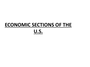 ECONOMIC SECTIONS OF THE U.S.