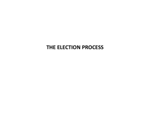 THE ELECTION PROCESS