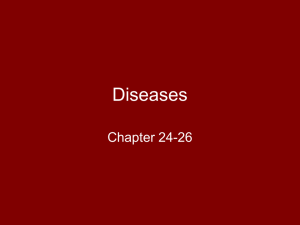 Diseases Chapter 24-26