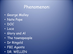 Phenomenon: George Malley • Nate Pope