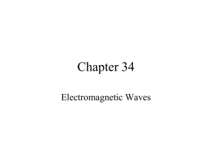 Chapter 34 Electromagnetic Waves