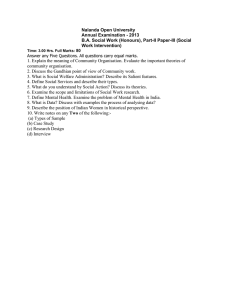 Nalanda Open University Annual Examination - 2013