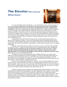 The Elevator  Short story by William Sleator