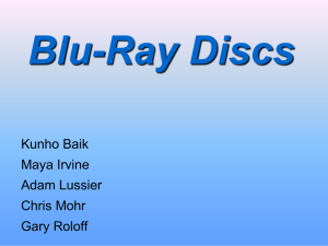 Blu-Ray Discs Kunho Baik Maya Irvine Adam Lussier