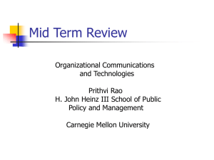 Mid Term Review