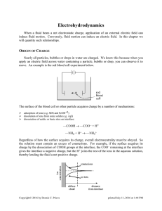 Electrohydrodynamics