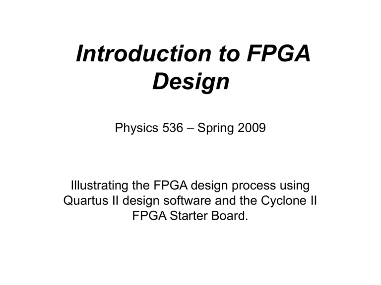 fpga design research paper