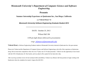 Monmouth University’s Department of Computer Science and Software Engineering