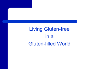 Living Gluten-free in a Gluten-filled World