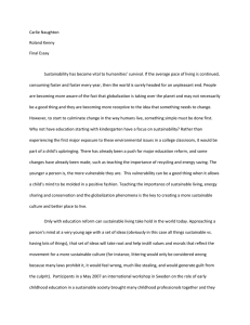 Carlie Naughton Roland Kenny Final Essay