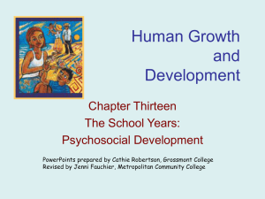 Human Growth and Development Chapter Thirteen