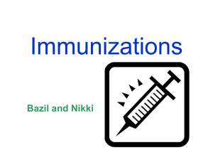Immunizations Bazil and Nikki