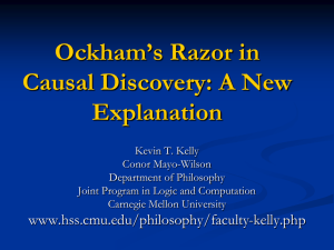 Ockham’s Razor in Causal Discovery: A New Explanation