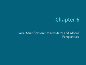 Social Stratification: United States and Global Perspectives