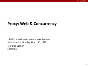 Proxy: Web &amp; Concurrency