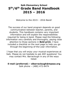 5 /6 Grade Band Handbook 2015 – 2016