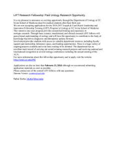 LIFT Research Fellowship: Paid Urology Research Opportunity