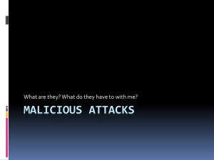 MALICIOUS ATTACKS