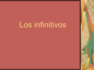 Los infinitivos