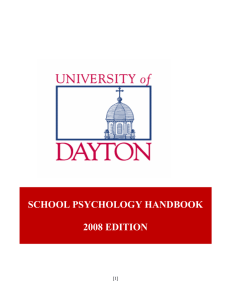 SCHOOL PSYCHOLOGY HANDBOOK 2008 EDITION [1]