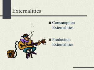 Externalities Consumption Production