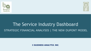 The Service Industry Dashboard © BUSINESS ANALYTIX, INC. ©