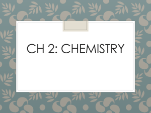 CH 2: CHEMISTRY