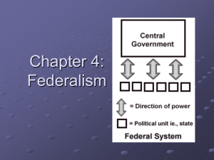 Chapter 4: Federalism