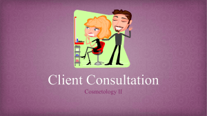 Client Consultation Cosmetology II