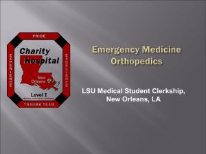 LSU Medical Student Clerkship, New Orleans, LA