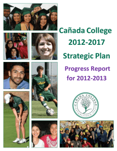 Cañada College 2012-2017 Strategic Plan