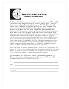 The Wordsworth Circle