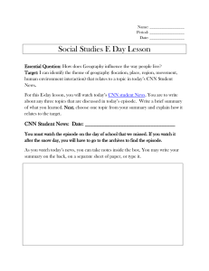 Social Studies E Day Lesson
