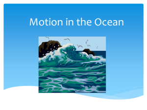 Motion in the Ocean