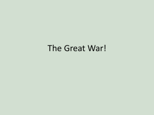 The Great War!